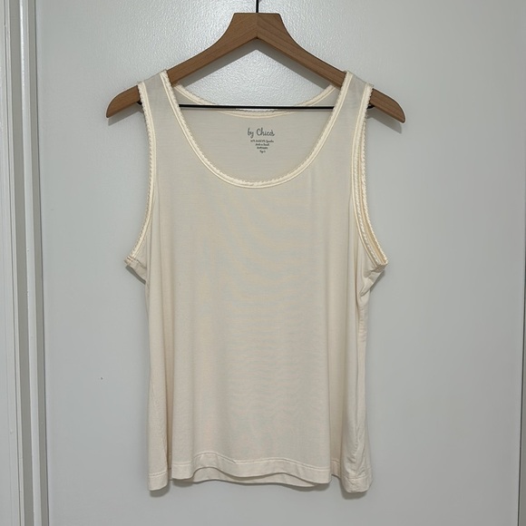 CHICO’S | Cream Sleeveless Top - Picture 1 of 3